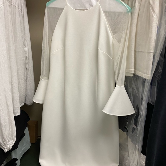 Elija J white midi dress - Picture 6 of 6